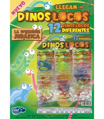 Cool Candies DINOSLOCOS Surtidos-48 uds. Juguetes
