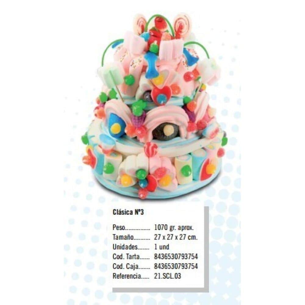 TARTA Nubes Nº 03 Clasica 1.210grs. Tartas de Chuches