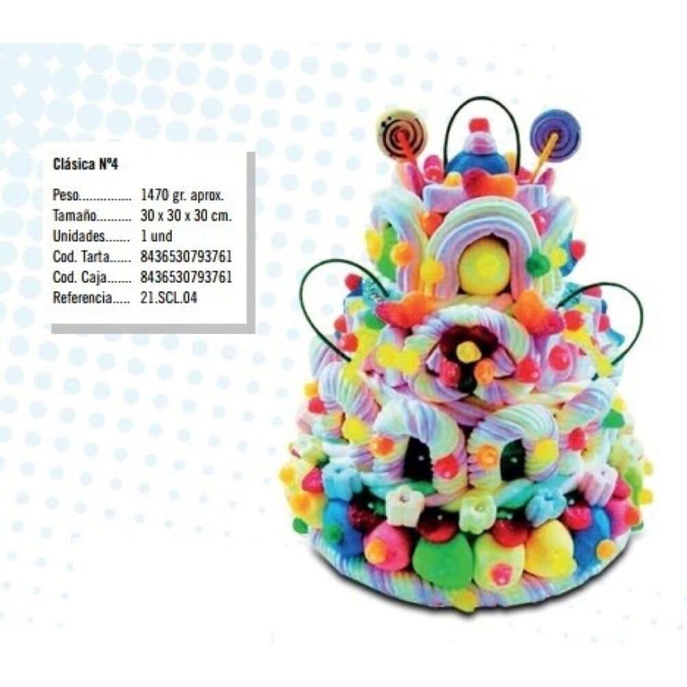 TARTA Nubes Nº 04 Clasica 1.675grs.- Tartas de Chuches