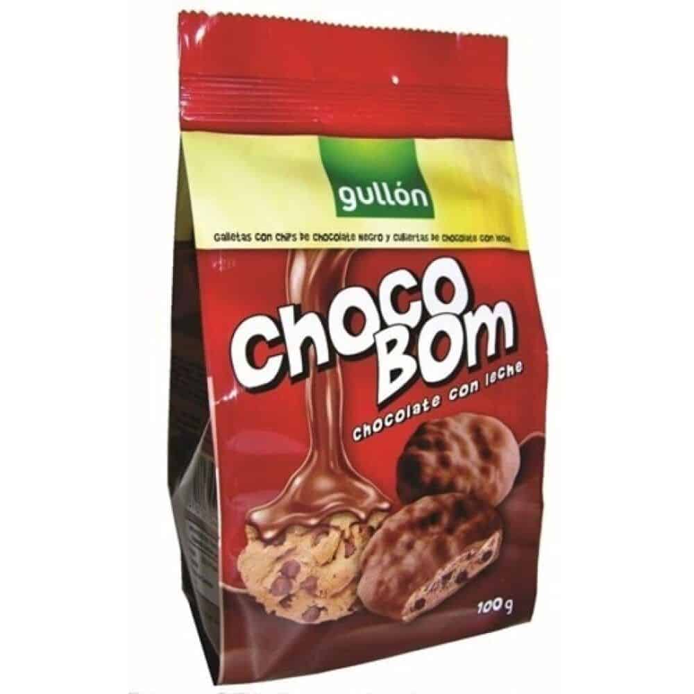 Gullon CHOCO BOM NEGRO 100gr 12uds.- Galletas y Cereales