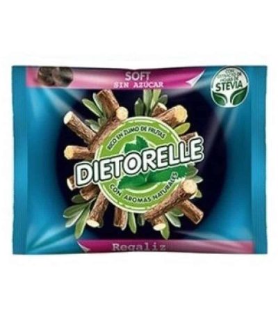 DIETORELLE Goma Regaliz S/Az.- 800grs.- Caramelos a Granel sin Azúcar
