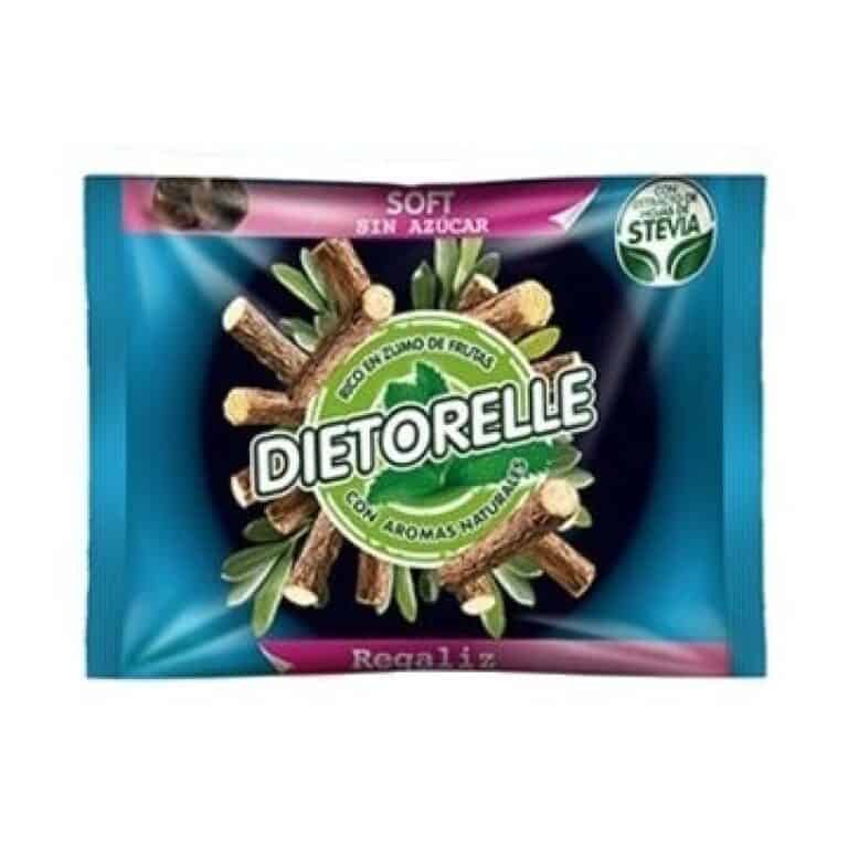 DIETORELLE Goma Regaliz S/Az.- 800grs.- Caramelos a Granel sin Azúcar