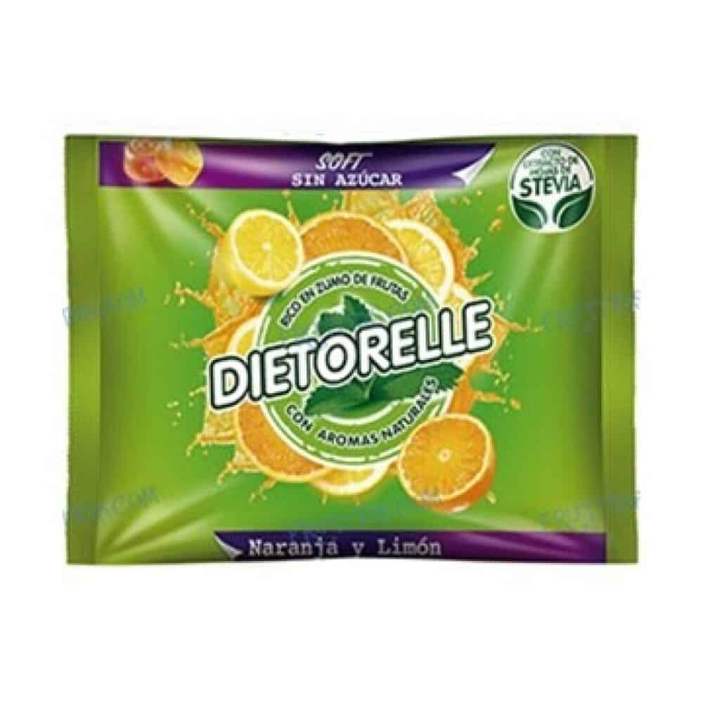 DIETORELLE Mix Nar./Limon S/Az.-B/800grs. Caramelos a Granel sin Azúcar