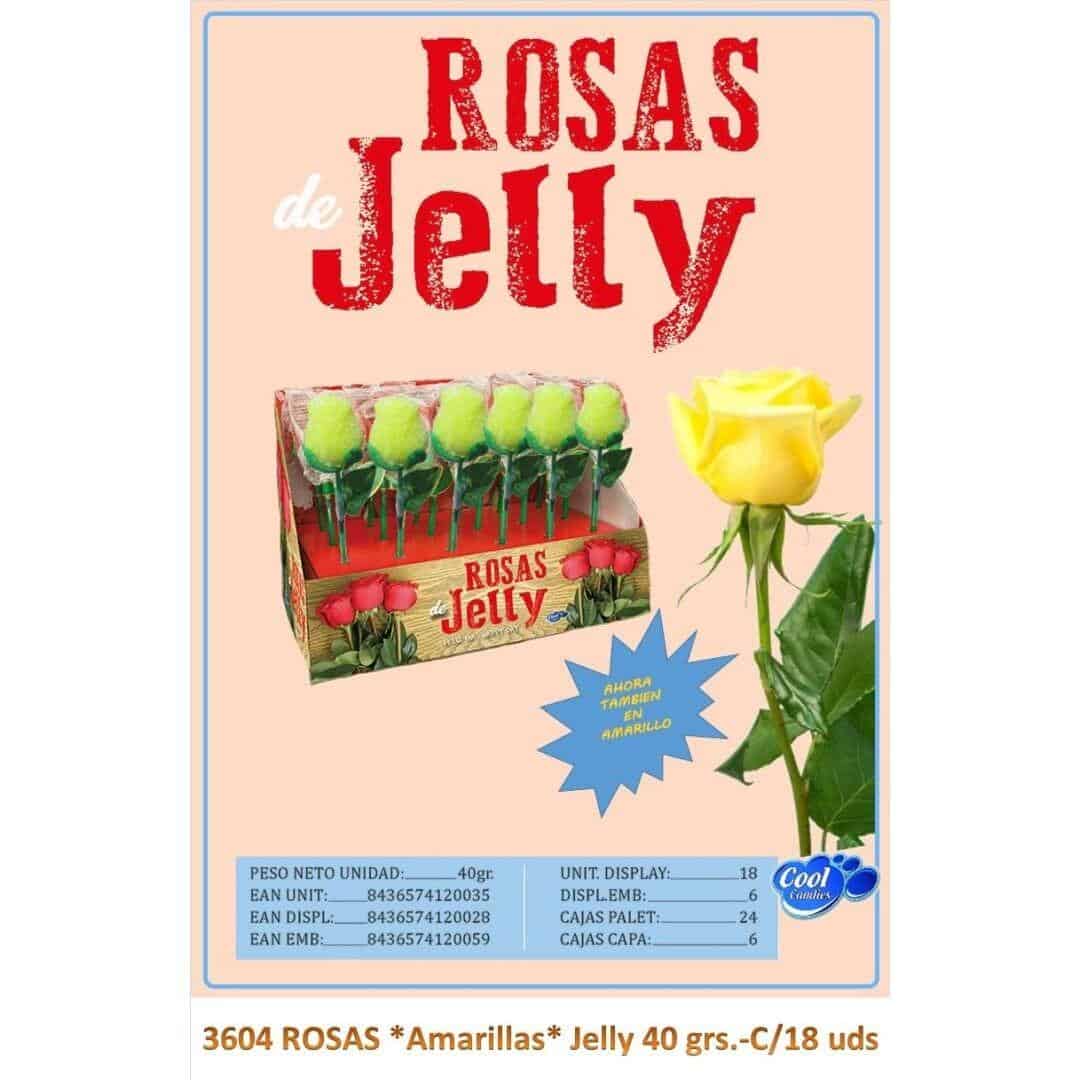 Comprar ROSAS *Amarillas* Jelly 40 /18  | MyDulceShop