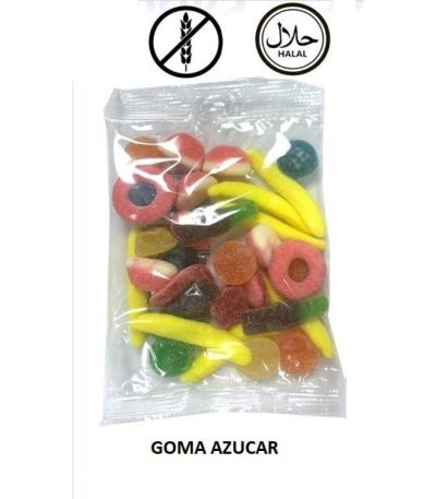 Dulceplus GOMA Mix Fiesta 180grs 34uds Golosinas en Bolsitas