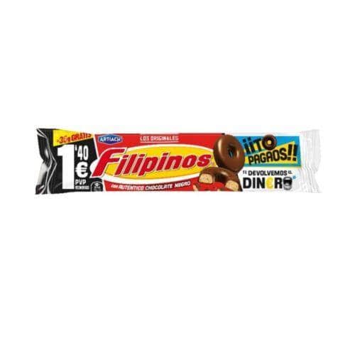 Cuetara FILIPINOS Negro 93+35grs **1.40€** 12uds.- Galletas y Cereales