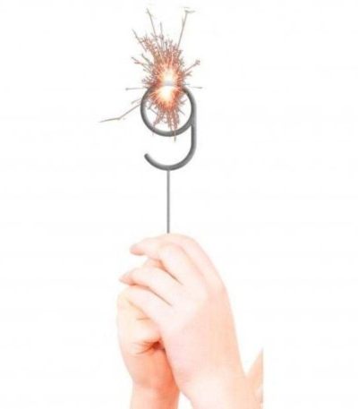 CP  Bengala Numero 9 Velas