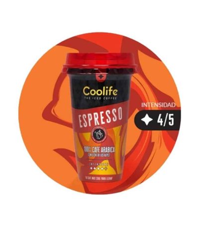COOLIFE *ROJO* ESPRESSO 230 ML. 10uds Café y Té