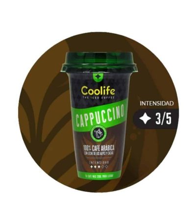 COOLIFE *VERDE* CAPPUCCINO  230 ML. 10uds Café y Té