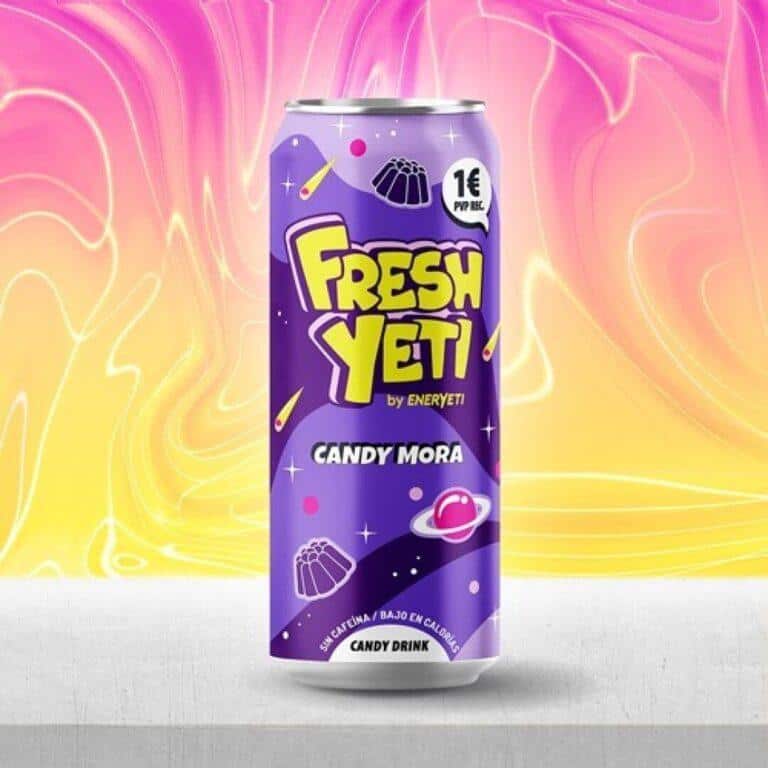 *_ENERYETI **FRESHYETI**  Candy Mora  500ml 1E 24uds Bebidas Energéticas