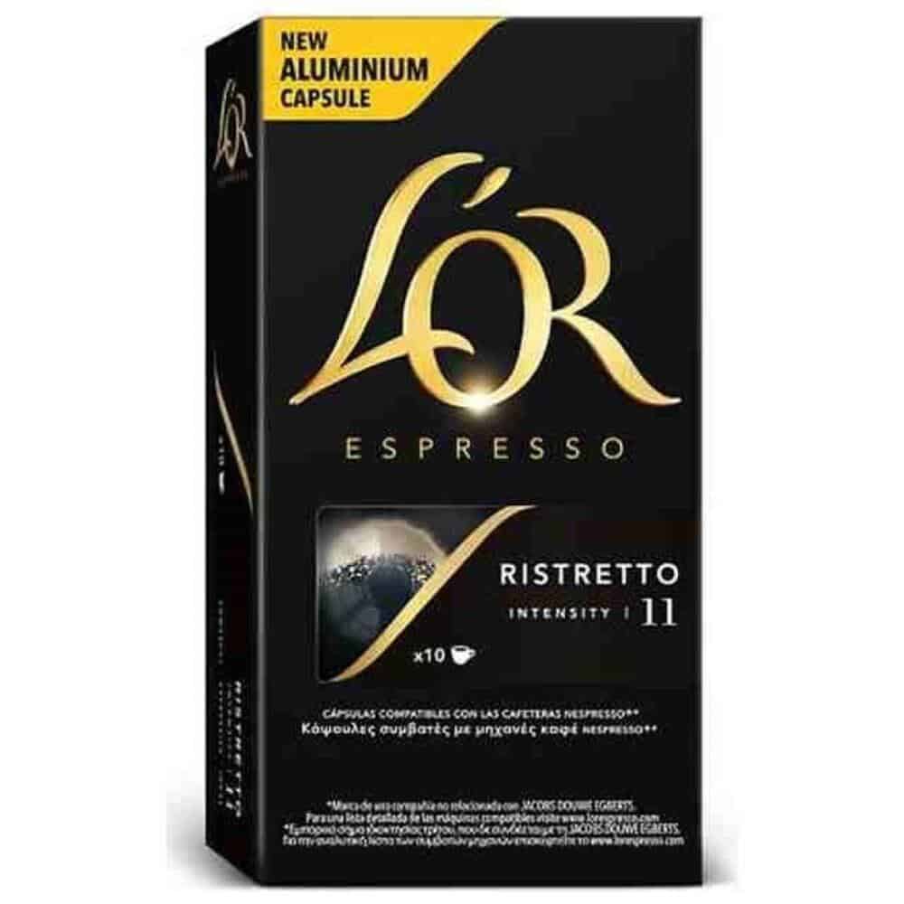 LOR Capsulas CAFE RISTRETTO  10uds (C/20) 1ud Café y Té