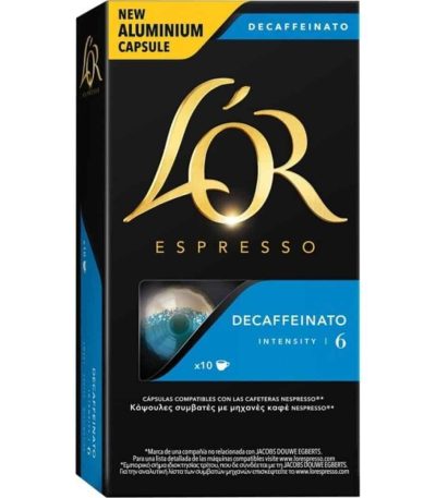 LOR Capsulas CAFE DESCAFFEINATO 10uds (C/20) 1ud Café y Té