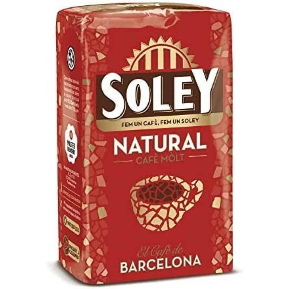 SOLEY CAFE MOLIDO NATURAL 250grs (C/12)  1ud Café y Té