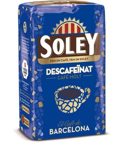 SOLEY CAFE MOLIDO DESCAF 250grs(C/12)  1ud Café y Té