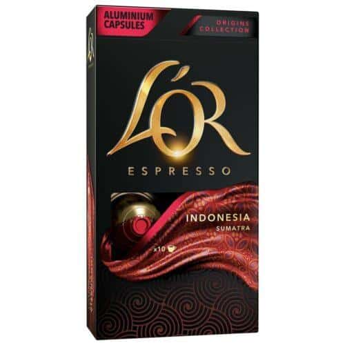 LOR Capsulas CAFE INDONESIA 10uds (C/20) 1ud Sin categorizar