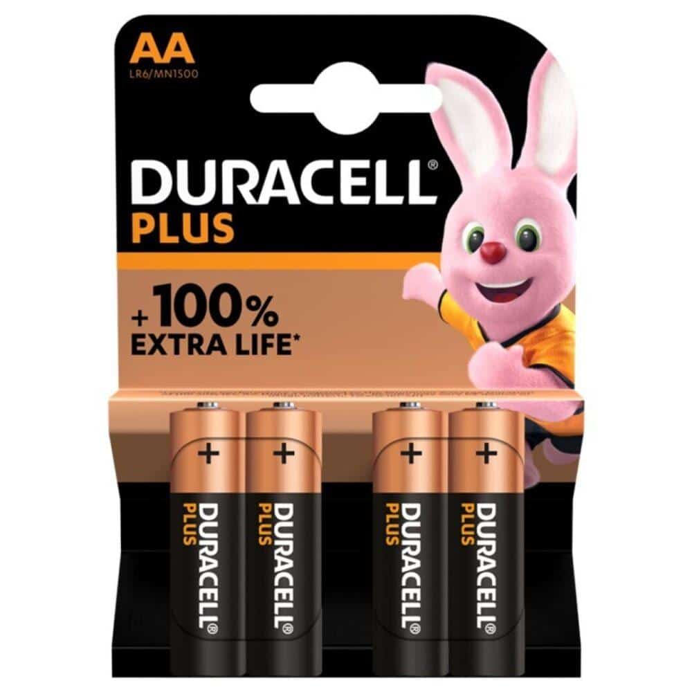 PILAS DURACELL (AA) LR06 (Blister 4uds)  1ud Pilas y artículos de fumador