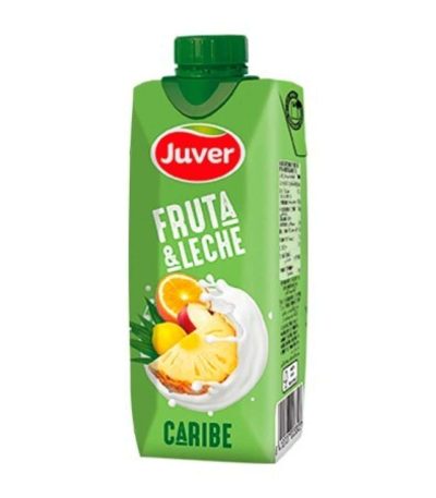 *_Juver FRUTA + LECHE CARIBE 33cl 18uds Refrescos