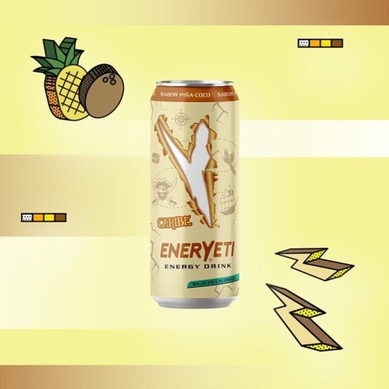 *_ENERYETI  **1,20€** CARIBE Piña y Coco 500ml 24uds Bebidas Energéticas