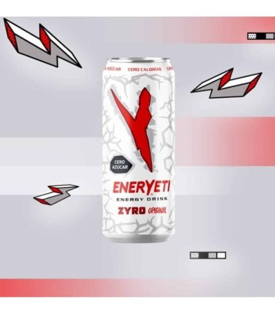 *_ENERYETI  **1,20€** ZYRO ROJO **Original** 500ml 24uds Bebidas Energéticas