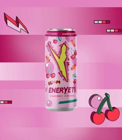 *_ENERYETI  **1,20€** BLOOM Cereza  500ml 24uds Bebidas Energéticas