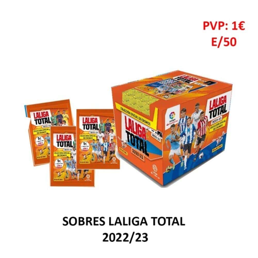 Pan. SOBRES LA LIGA TOTAL 2022/23  1€   E/50 Coleccionables