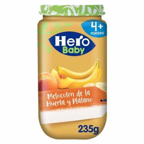 HERO BABY PLATANO Y MELOCOTON 190g (C/12) 1ud Sin categorizar