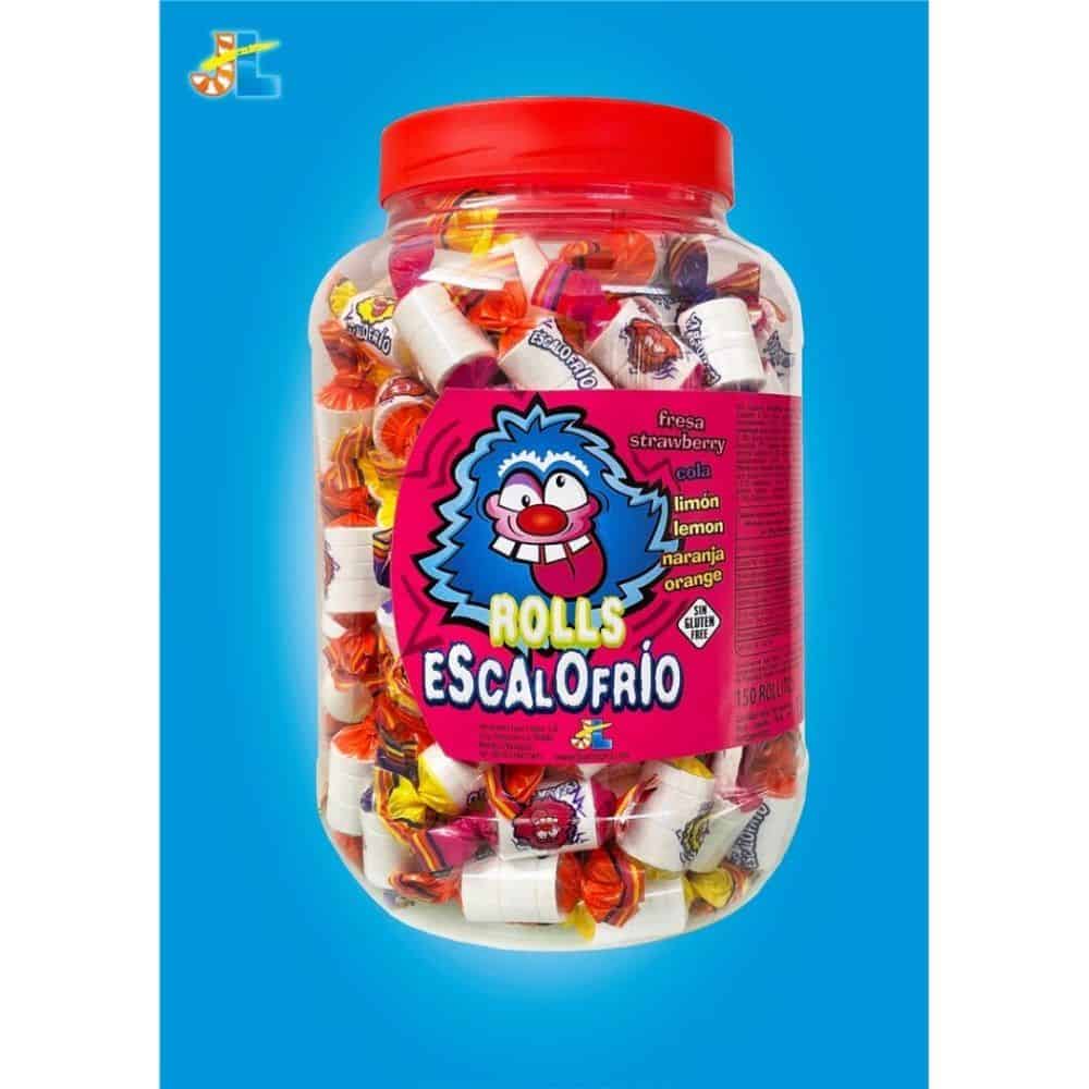 ROLLOS ESCALOFRIOS TARRO Hall 150 uds.- Dextrosa Pica-pica
