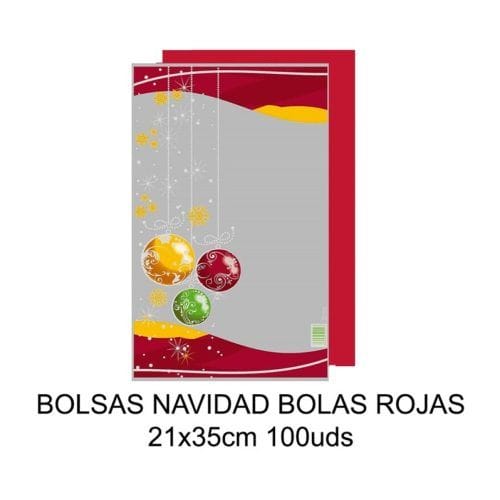 KSA Bolsa 21×35 Bolas Roja Metal 100uds Sin categorizar