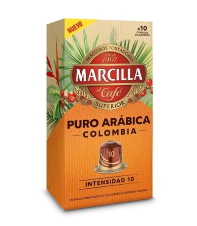 MARCILLA *CAPSULAS* COLOMBIA  10uds (C/10)  1ud Café y Té