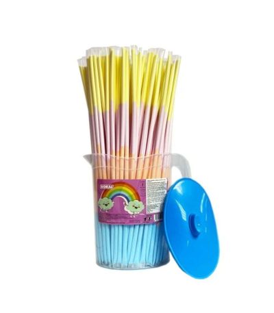 Sidral CAÑAS Jarra ARCO IRIS 4 COLORES 160uds.- Dextrosa Pica-pica