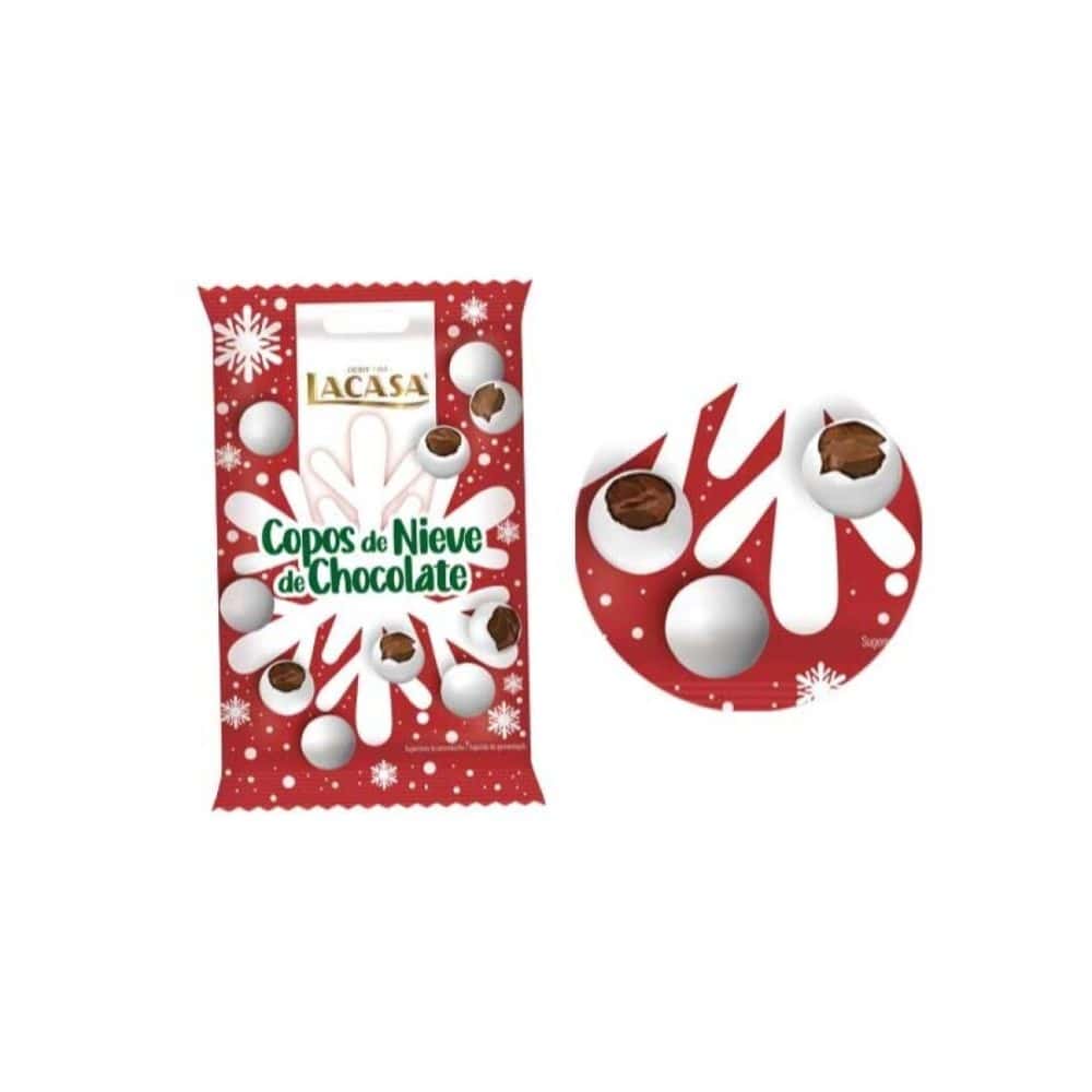 Lacasa COPOS NIEVE CHOCO GRANEL B1 KG Grageas de Chocolate