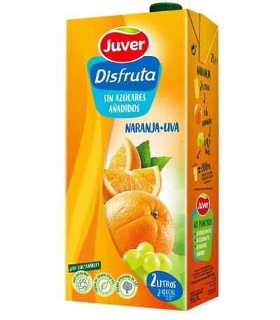 *_Juver 2 litros DISFRUTA NARANJA 6uds Refrescos