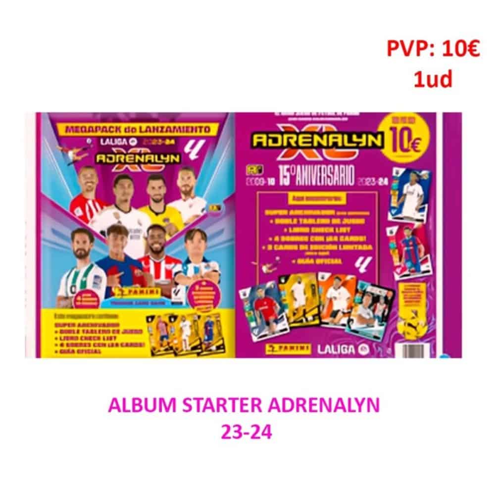 Pan. ALBUM STARTER ADRENALYN 23-24 PVP 10€  1ud Coleccionables