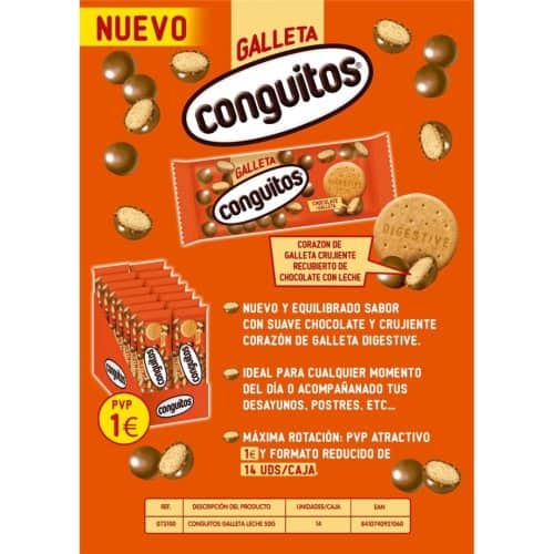 Conguitos GALLETA DIGESTIVE 50grs 14ds Galletas y Cereales