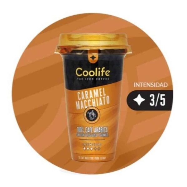 COOLIFE *DORADO* CARAMEL  230 ML. 10uds Café y Té