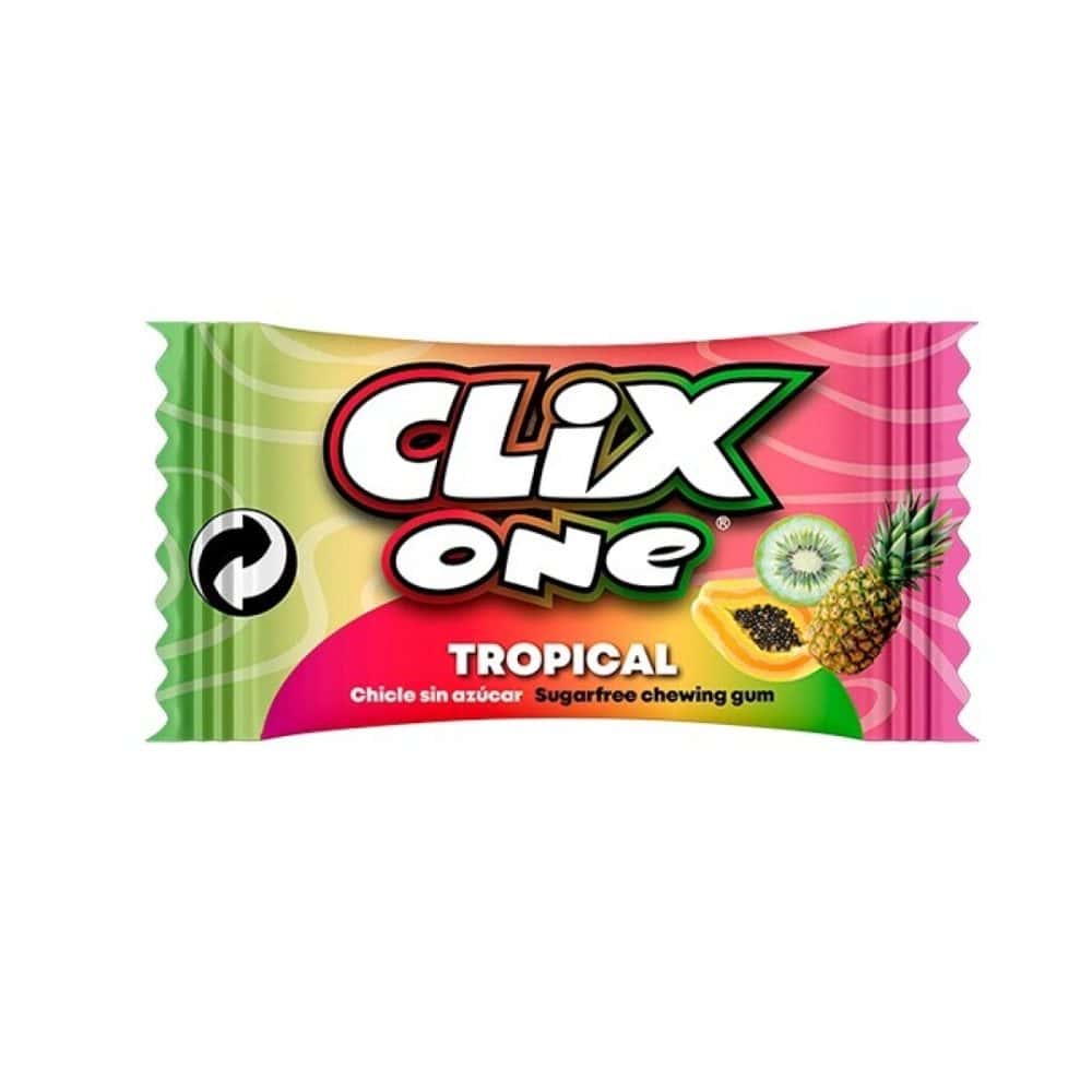 CLIX TROPICAL S/Az. 200 uds.- Chicles sin Azúcar