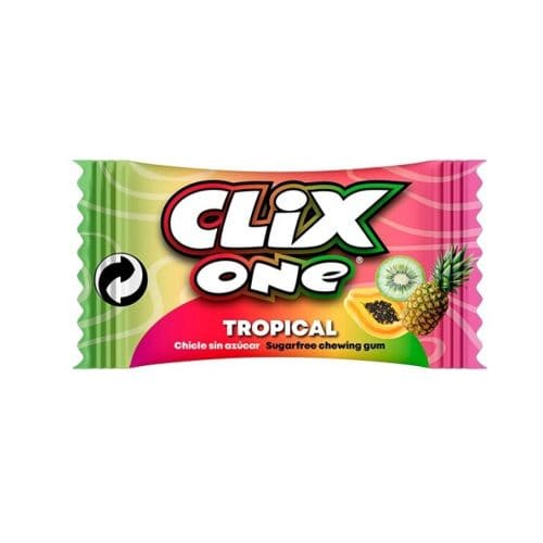 CLIX TROPICAL S/Az. 200 uds.- Chicles Bubble Gum