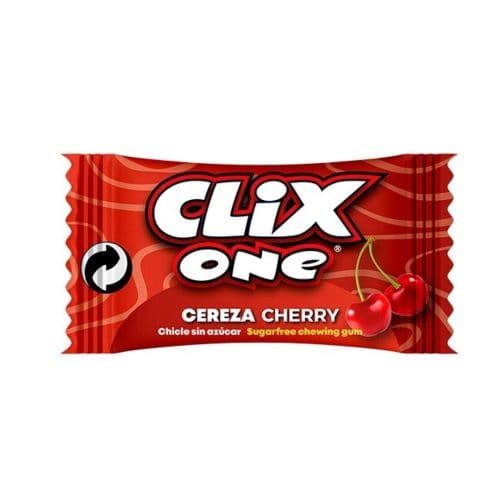 CLIX CEREZA 200 UDS.- Chicles sin Azúcar