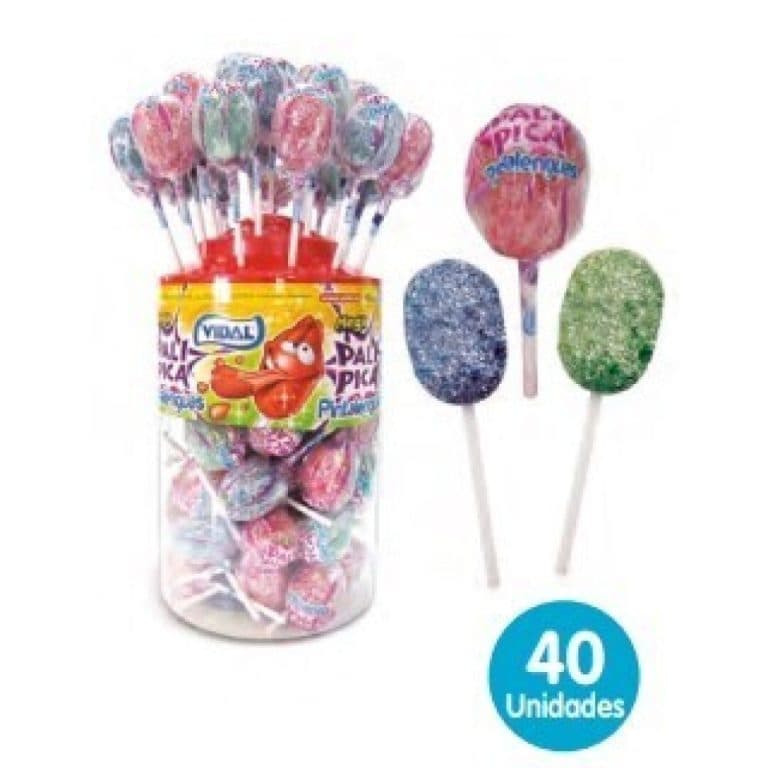 MEGA PALIPICA Pintalenguas 40uds VIDAL Piruletas
