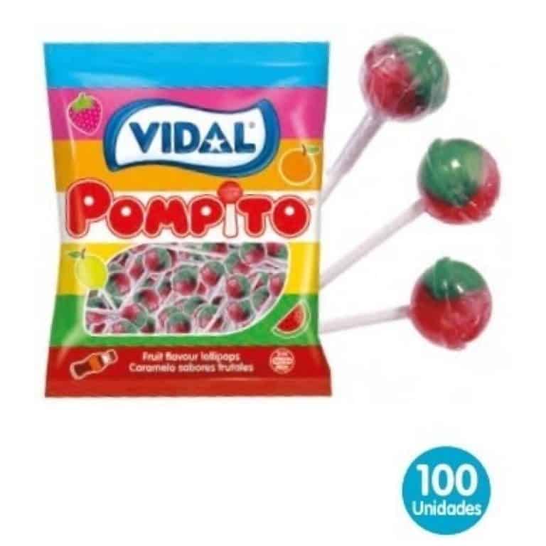 POMPITO SANDIA 100uds VIDAL Piruletas