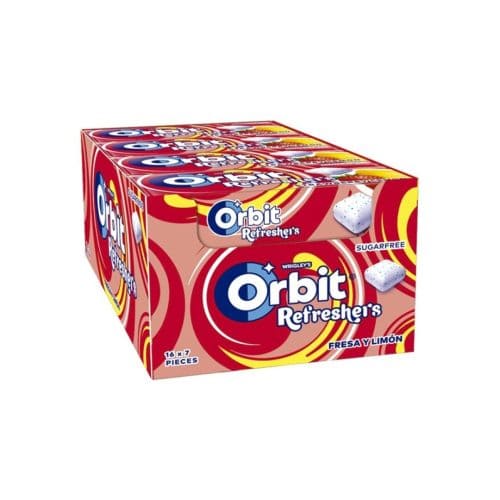 ORBIT **Refresh** FRESA & LIMON Handypack 16uds Chicles sin Azúcar