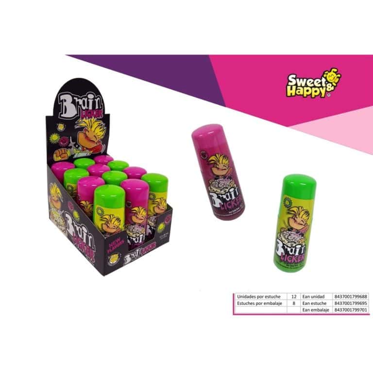SH CHERRY & APPLE BRAIN LICKER 60 ml.-12 uds.- Juguetes con Golosinas