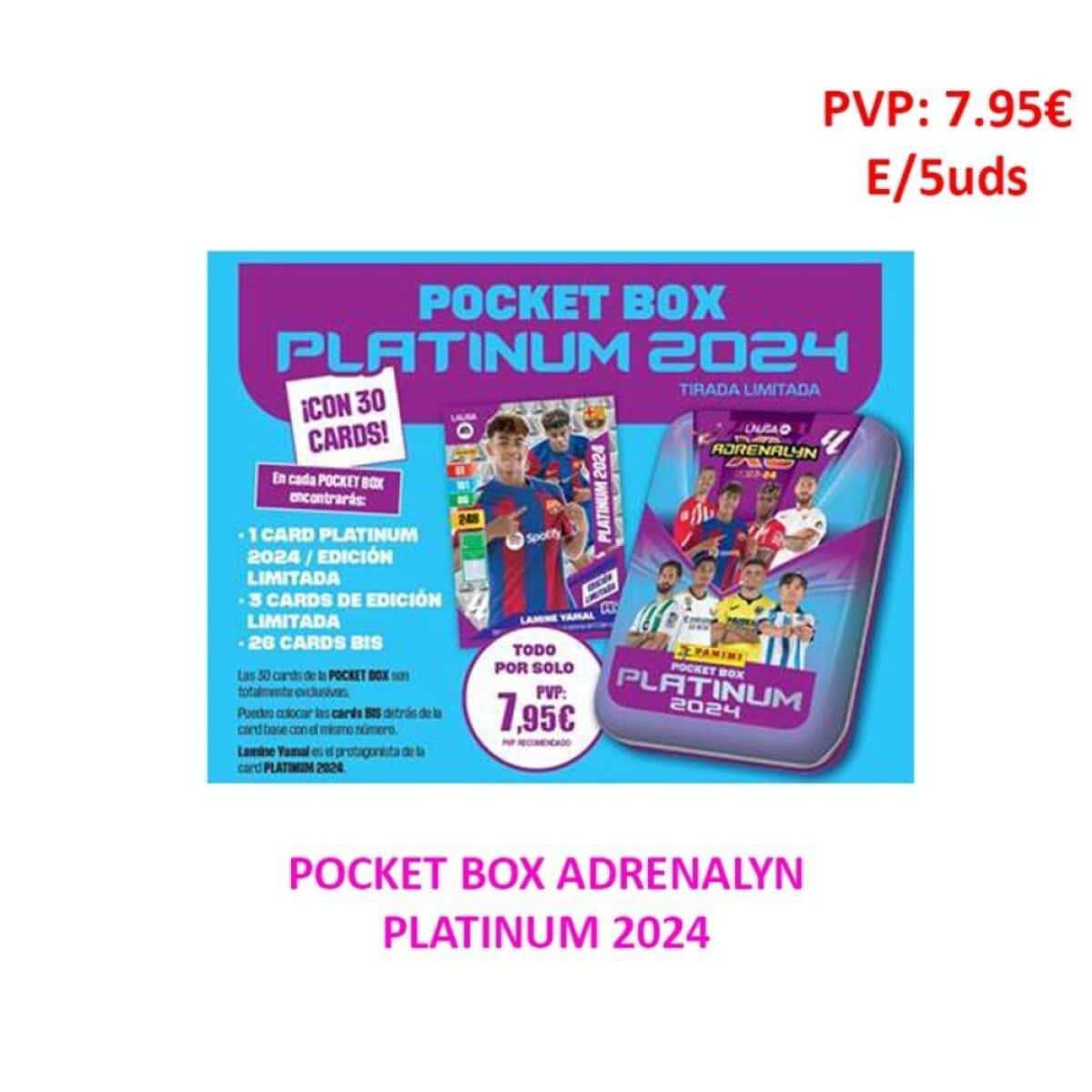 Pocket Box Platinum Adrenalyn 23/24 de Panini