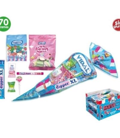 Cono relleno Chuches para Fiestas VIDAL Golosinas en Bolsitas