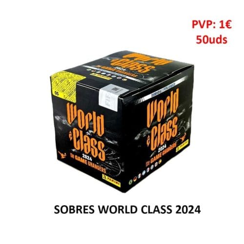 Pan. SOBRES WORLD CLASS 2024  PVP1€ 50 uds Coleccionables