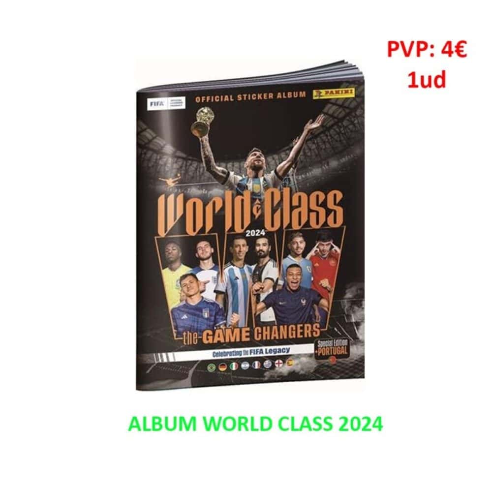 Pan. ALBUM WORLD CLASS  PVP 4€ 1ud Coleccionables
