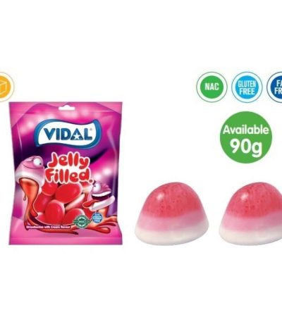 LV-LINEA 80 BESOS Rellenos 14uds (B.23) VIDAL Golosinas en Bolsitas