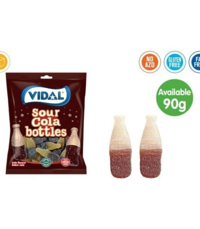 LV-LINEA 80 BOTELLAS PICA ACIDAS 14uds (B.23) VIDAL Golosinas en Bolsitas