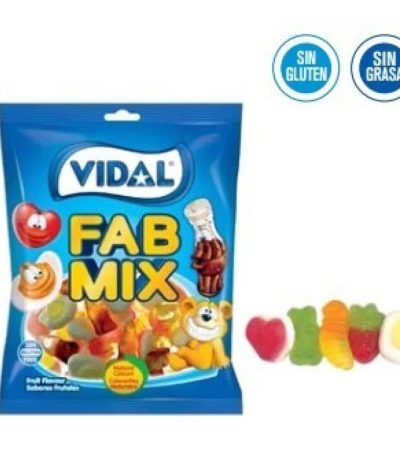 LV-LINEA 80 FAB MIX BRILLO 14uds (B.23) VIDAL Golosinas en Bolsitas