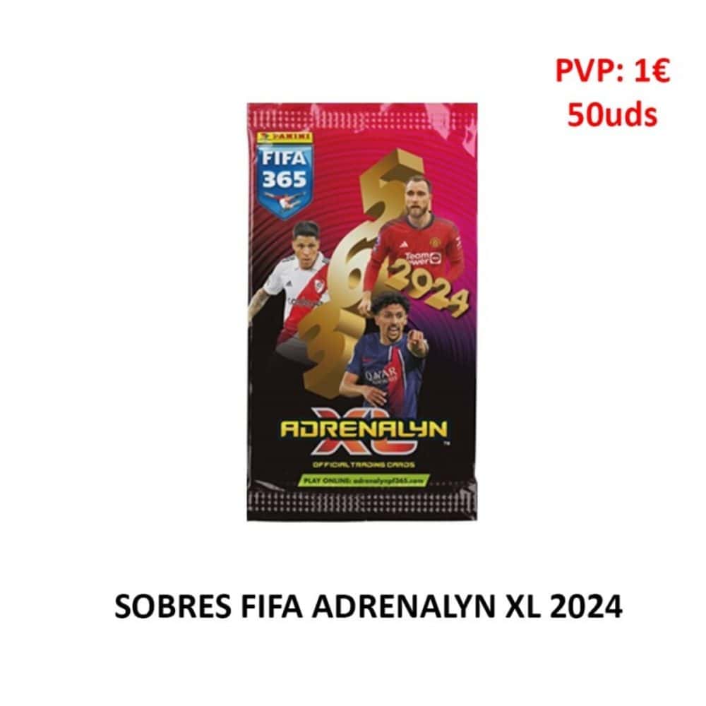 Pan. SOBRES FIFA 365 ADRENALYN XL 24 50UDS Coleccionables